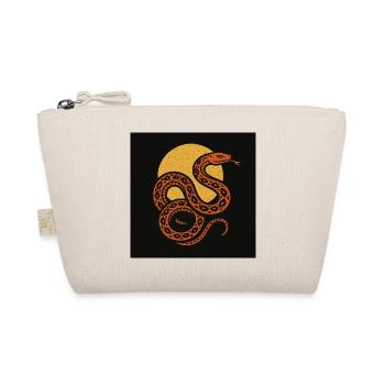 Sun snake against dark background - Organic Pouch - nature - Front