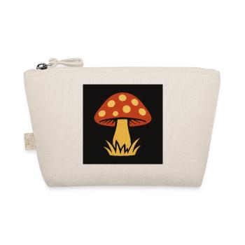 Red hat mushroom in retro style - Organic Pouch - nature - Front