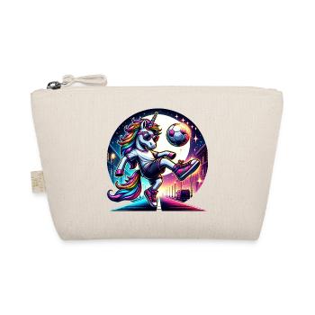 Unicorn Football Magic Under The Moonlight - Organic Pouch - nature - Front