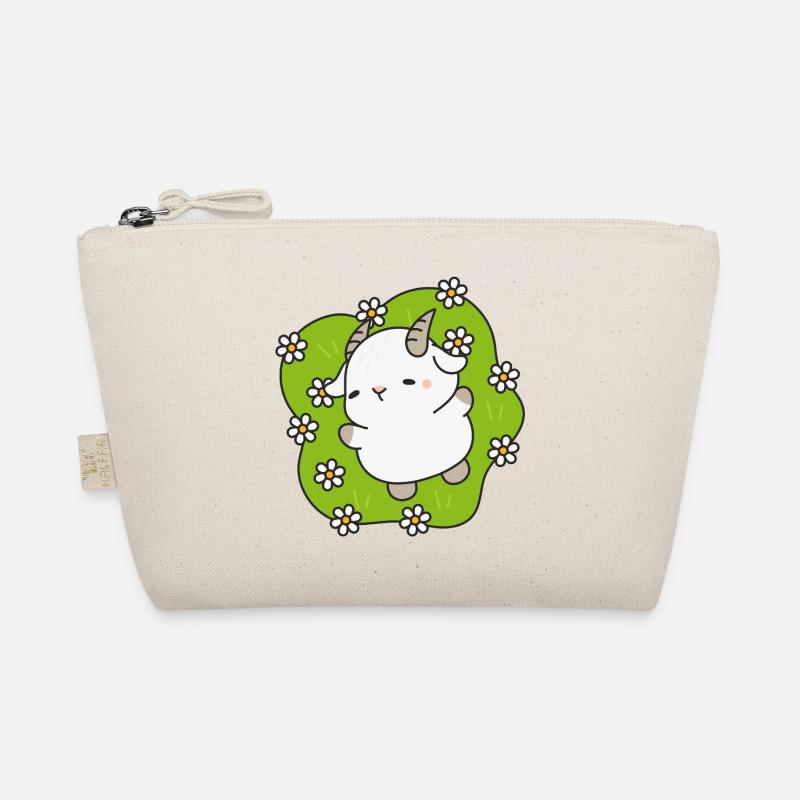 Kawaii Lamb Daisies Organic Pouch