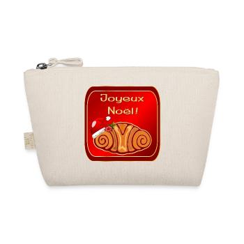 Merry Christmas Croissants - Organic Pouch - nature - Front