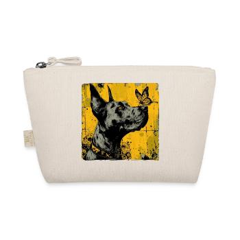 Drôle de dogue allemand et de papillon - Trousse biologique - nature - Devant
