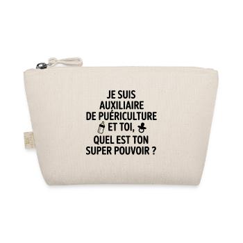 Super power childcare - Organic Pouch - nature - Front