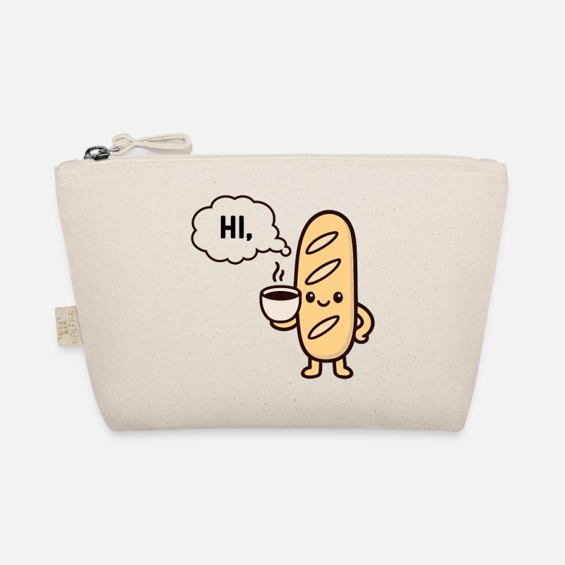 Baguette Café Mascotte Chaleureuse Trousse biologique