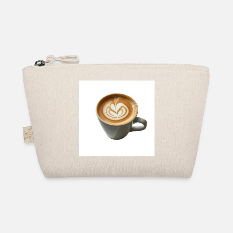 Latte Heart Art Mug Design Trousse biologique