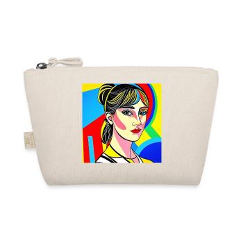 Colorful Pop Portrait - Organic Pouch - nature - Front
