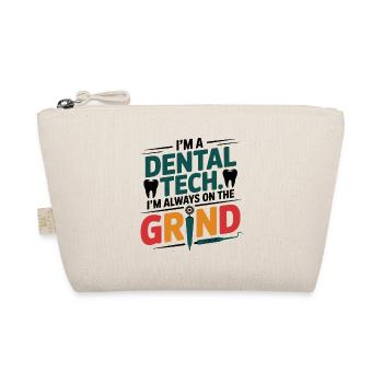 Dentallabor Porzellan Pinsel Kunst - Bio-Täschchen - Natur - Vorne