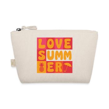 Ich liebe den Sommer - Bio-Täschchen - Natur - Vorne