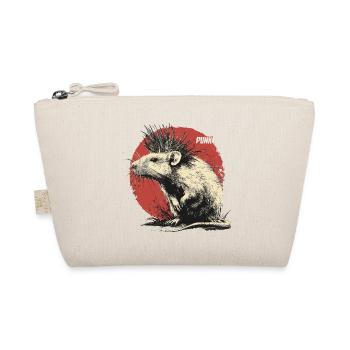 Punk Rock Rat - Organic Pouch - nature - Front