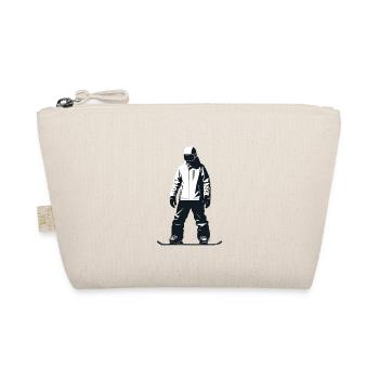 Snowboarder - Cool Silhouette Logo - Trousse biologique - nature - Devant