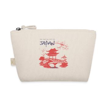 Tokyo Zen Garden Silhouette - Organic Pouch - nature - Front