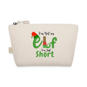 I'm Not an elf i'm just short - Organic Pouch - nature - Front