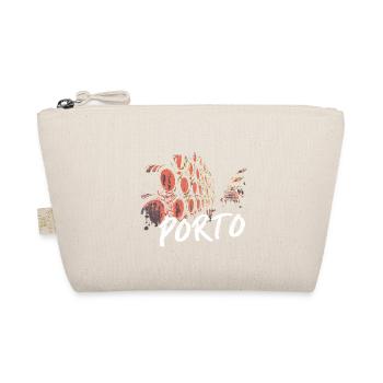 Portugal, Port Wine Cellar colorful illustration - Organic Pouch - nature - Front