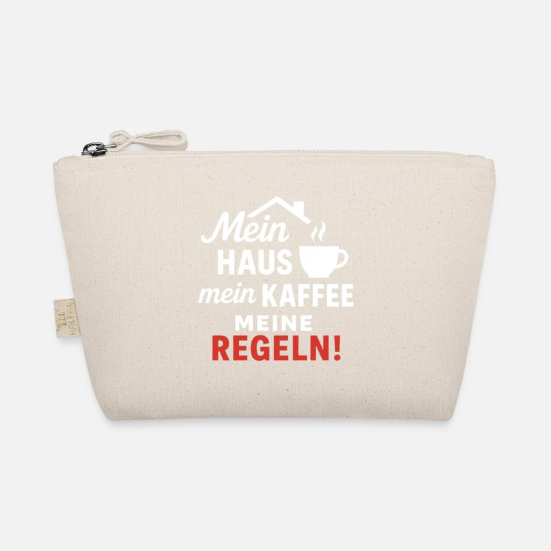 Mein Haus, mein Kaffee, meine Regeln! - Bio-Täschchen - Natur