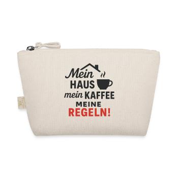 Mein Haus, mein Kaffee, meine Regeln! - Bio-Täschchen - Natur - Vorne