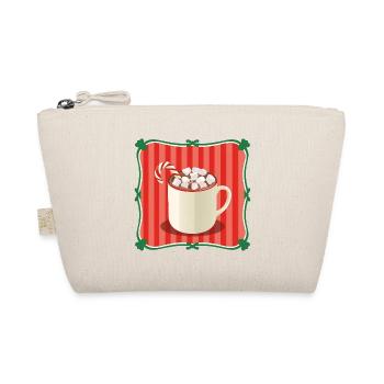 Vintage Hot Chocolate Retro Christmas - Organic Pouch - nature - Front