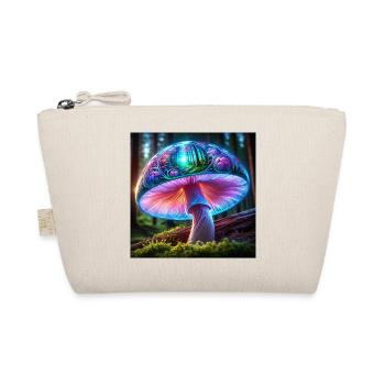 Glowing Mushroom Forest Dream - Organic Pouch - nature - Front