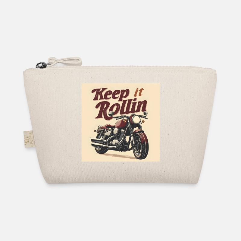 Keep it Rollin’ – Minimalist Typography Bio-Täschchen