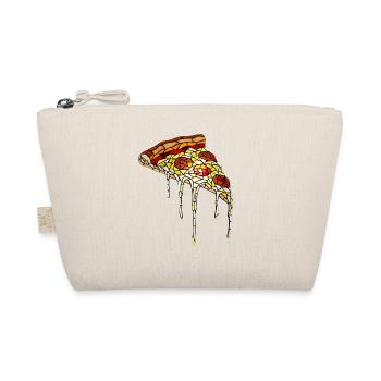 Pizza Mosaic: Artistic Stained Glass Design - Organic Pouch - nature - Front