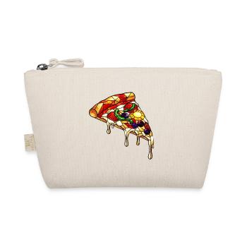 Colorful pizza colorful mix: Everything on it in comic style - Organic Pouch - nature - Front