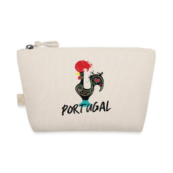 Barcelos Rooster, Colorful Symbol of Portugal - Organic Pouch - nature - Front