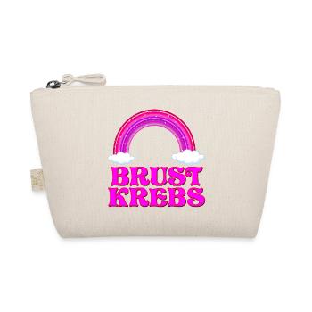 BRUSTKREBS REGENBOGEN - Bio-Täschchen - Natur - Vorne
