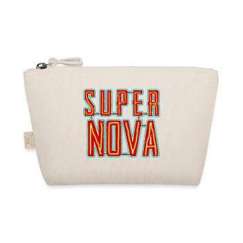 Super Nova Neon Lettering - Organic Pouch - nature - Front