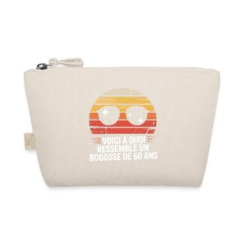 Bogosse 60 Year Old Retro Sun - Organic Pouch - nature - Front