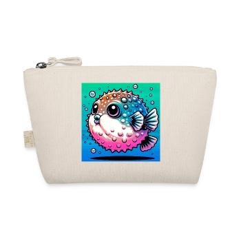 Kugelfisch - Bio-Täschchen - Natur - Vorne