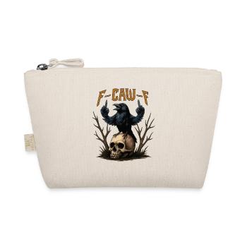 F Caw F Crow Halloween Shirt | Gothic Spooky Tee - Organic Pouch - nature - Front