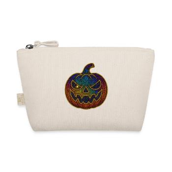 Glittering Rainbow Pumpkin for Halloween - Organic Pouch - nature - Front