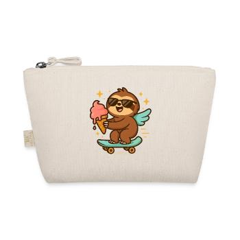 Cool Sloth Skateboard Treat Cone - Bio-Täschchen - Natur - Vorne