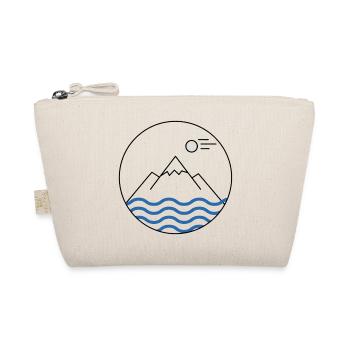 Lac de montagne Minimal Line Art - Trousse biologique - nature - Devant