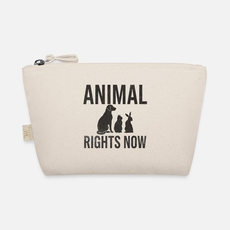 Animal Rights Now Typography Design Bio-Täschchen