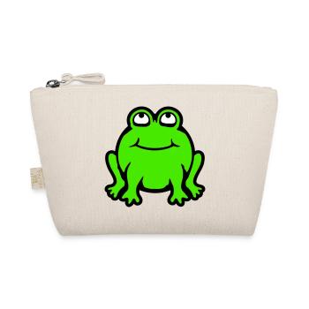 grenouille crapaud sourit drôle lève les yeux - Trousse biologique - nature - Devant