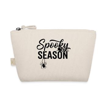 Spooky Season Spider Illustration - Organic Pouch - nature - Front