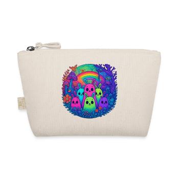 Neon Monster Friends - Organic Pouch - nature - Front