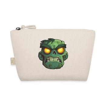 Scary zombie head - Organic Pouch - nature - Front