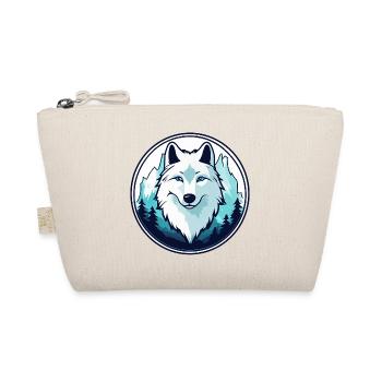 Polarwolf (Kopf) - Bio-Täschchen - Natur - Vorne