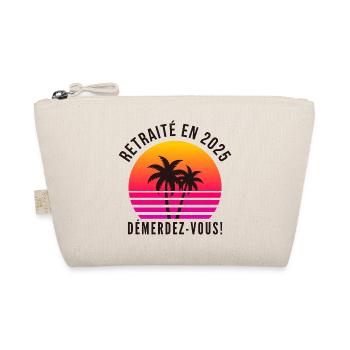 Retired in 2025, Humour retires - Organic Pouch - nature - Front