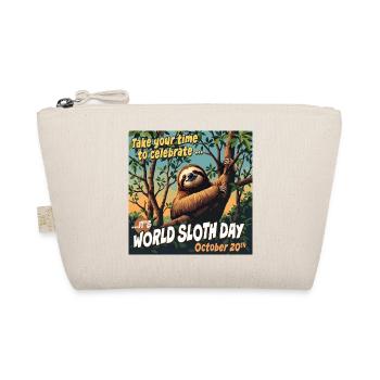 International Sloth Day – Tag des Faultiers - Bio-Täschchen - Natur - Vorne