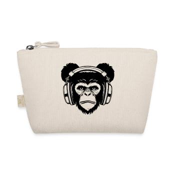 Skateboard Echo Monkey Rhythm Street Shirt - Organic Pouch - nature - Front