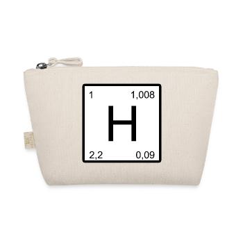 Hydrogen Symbol Design - Organic Pouch - nature - Front