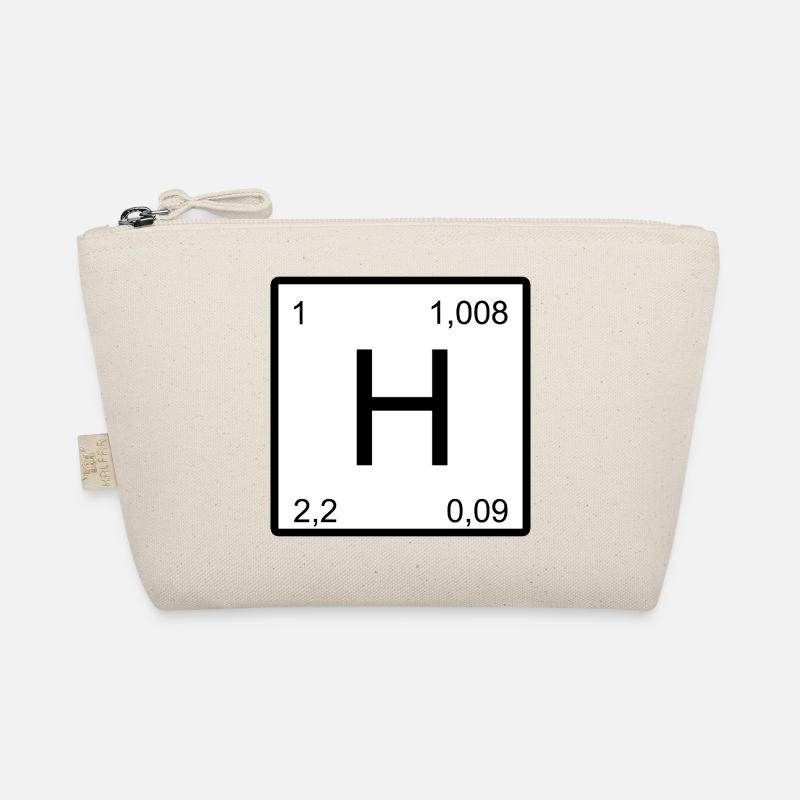 Hydrogen Symbol Design Organic Pouch