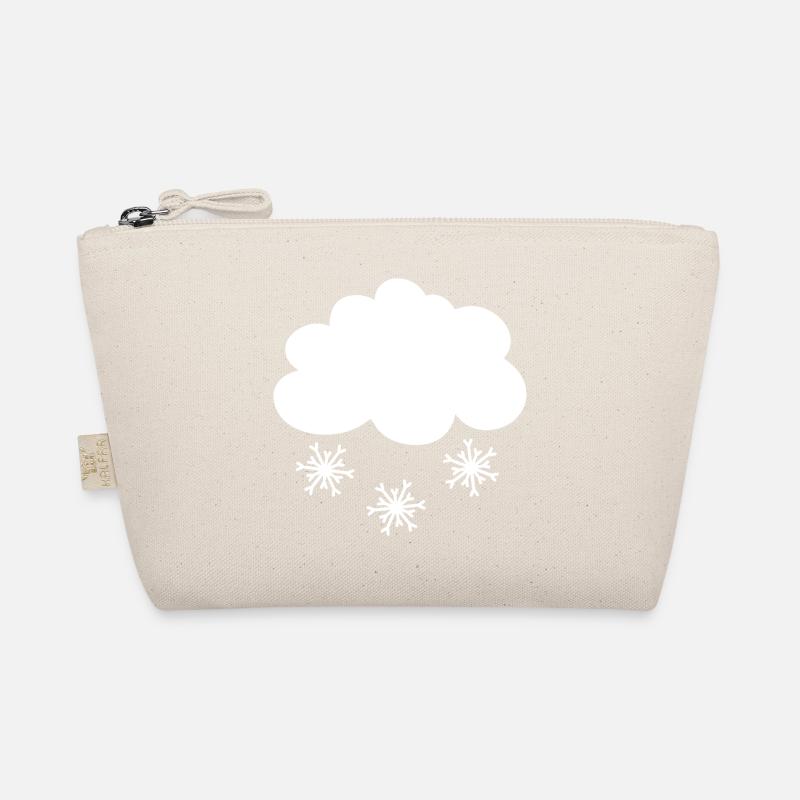 Snow Cloud with Snowflakes Organic Pouch