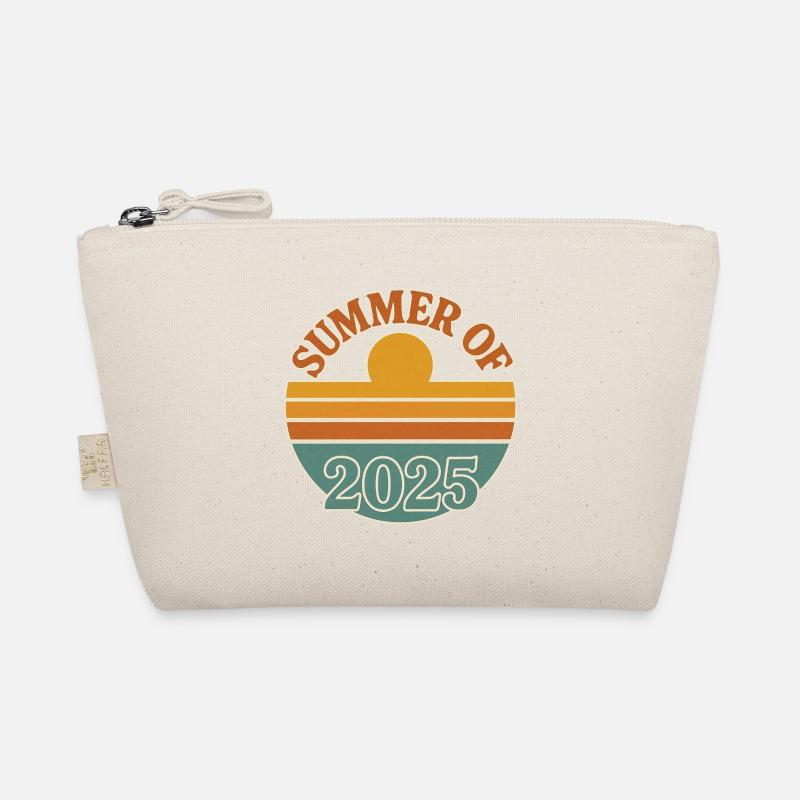 Sommer 2025 Retro Design - Bio-Täschchen - Natur