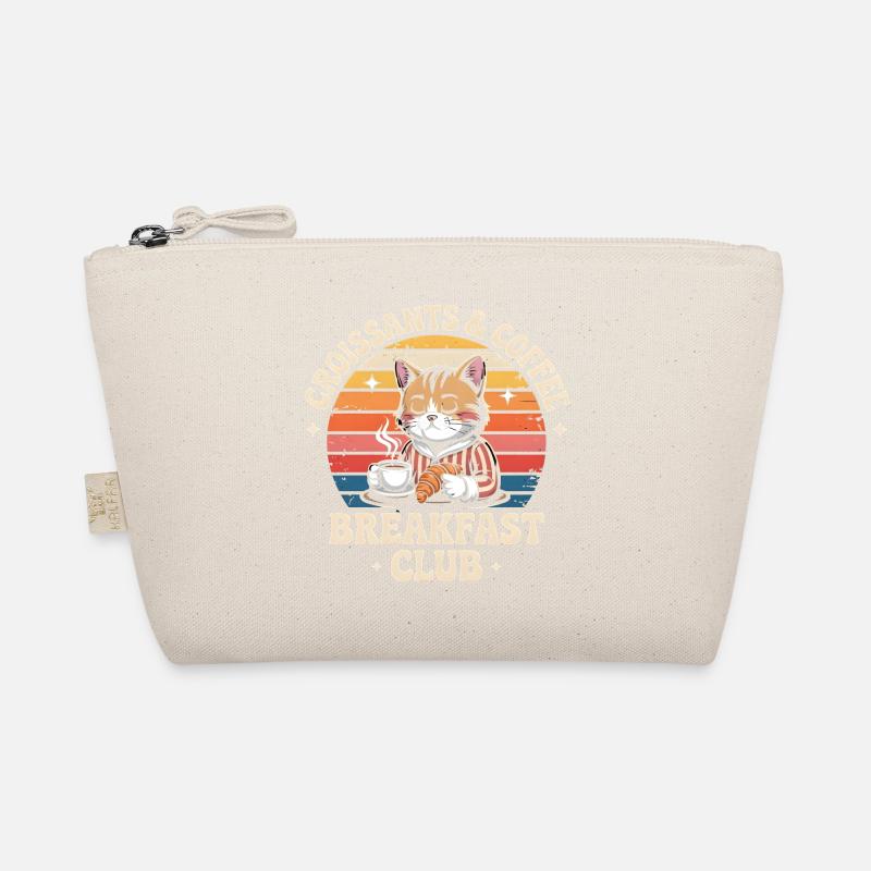 Chat Brunch Retro Café Trousse biologique