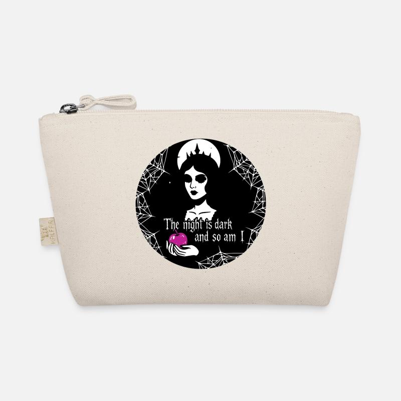 Nachtkönigin Gothic Apfel dunkle Prinzessin  - Bio-Täschchen - Natur