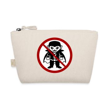 Pas un vampire ! Drôle de panneau d’interdiction Halloween - Trousse biologique - nature - Devant