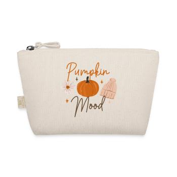 Pumpkin Mood Autumn Cozy - Organic Pouch - nature - Front